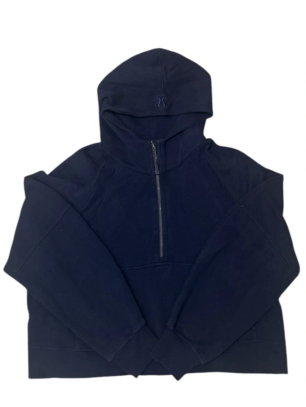 Lululemon Scuba Long Sleeve Logo Hooded Oversized Half-Zip Hoodie Jacket - Picture 8 of 11